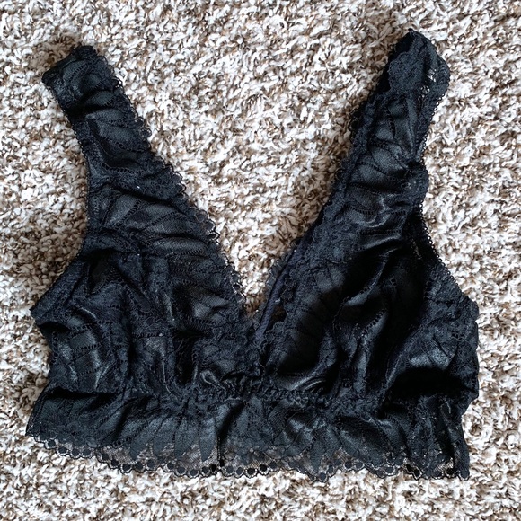 aerie Other - NWOT Black Lace Aerie Bralette